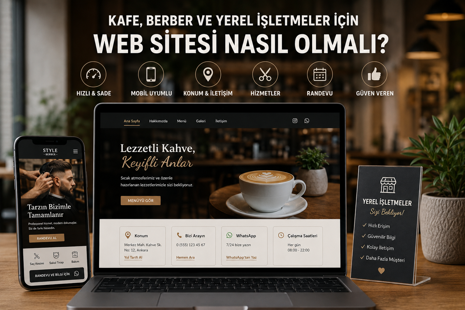What Should a Website for Cafes, Barber Shops, and Local Businesses Look Like?